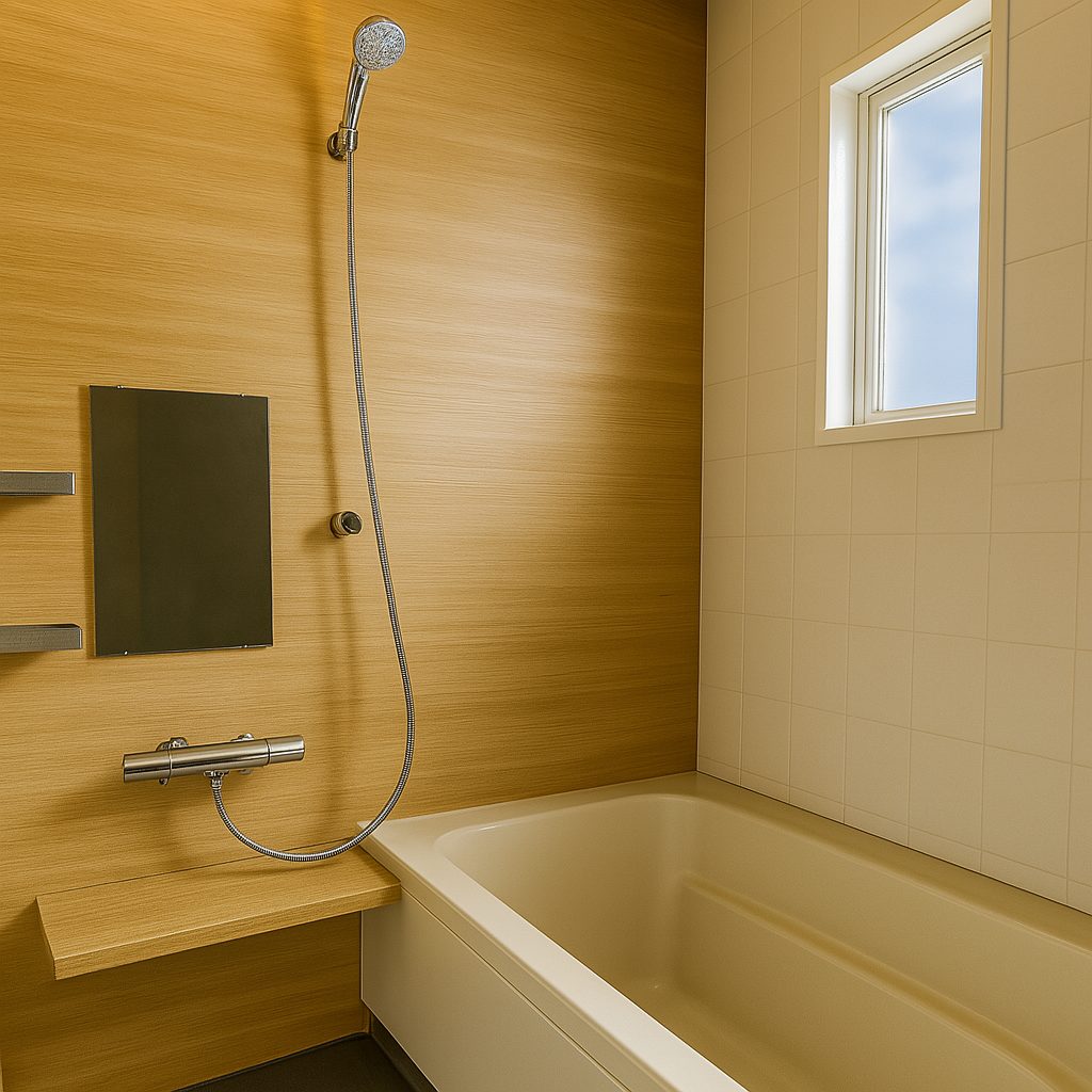 【Garage House①】ナチュラルテイスト2階建てロフト付きのガレージハウス、2Fお風呂