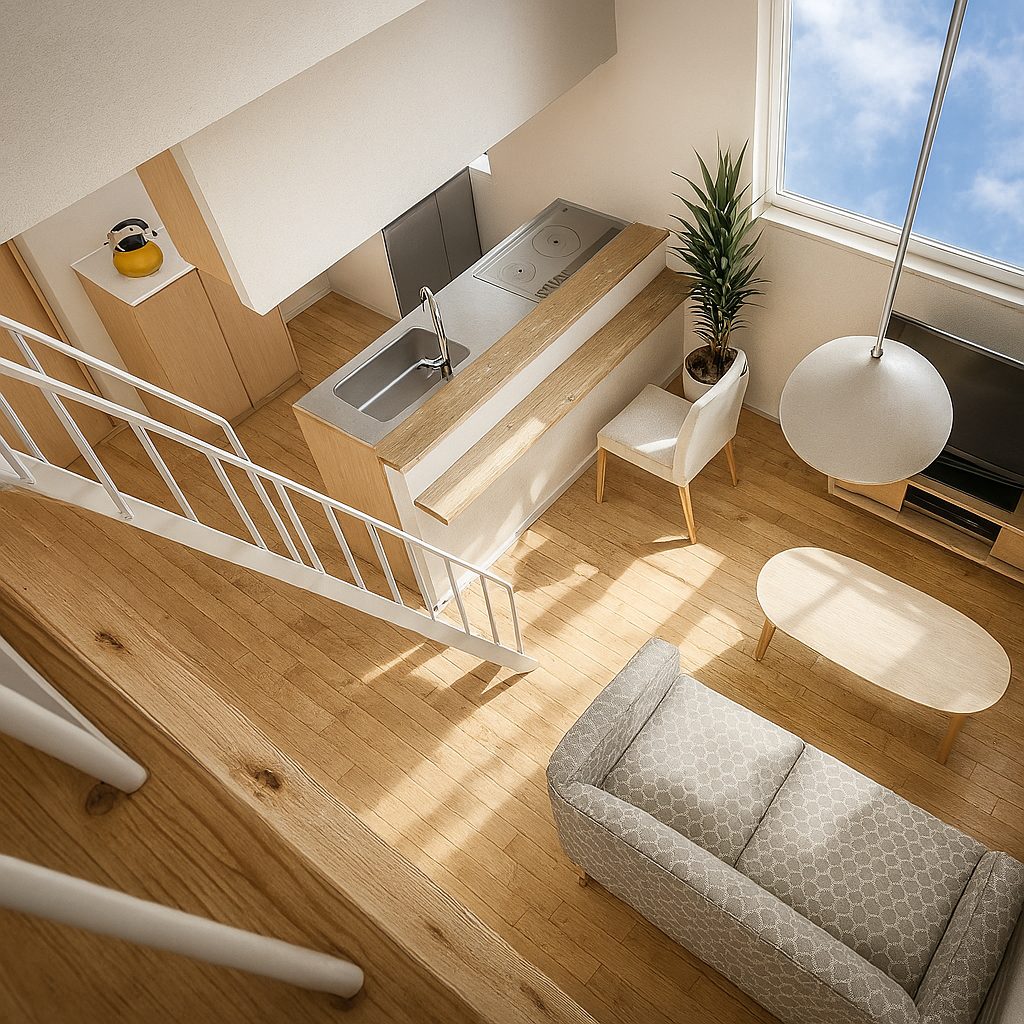 【Garage House①】ナチュラルテイスト2階建てロフト付きのガレージハウス、2Fロフト②