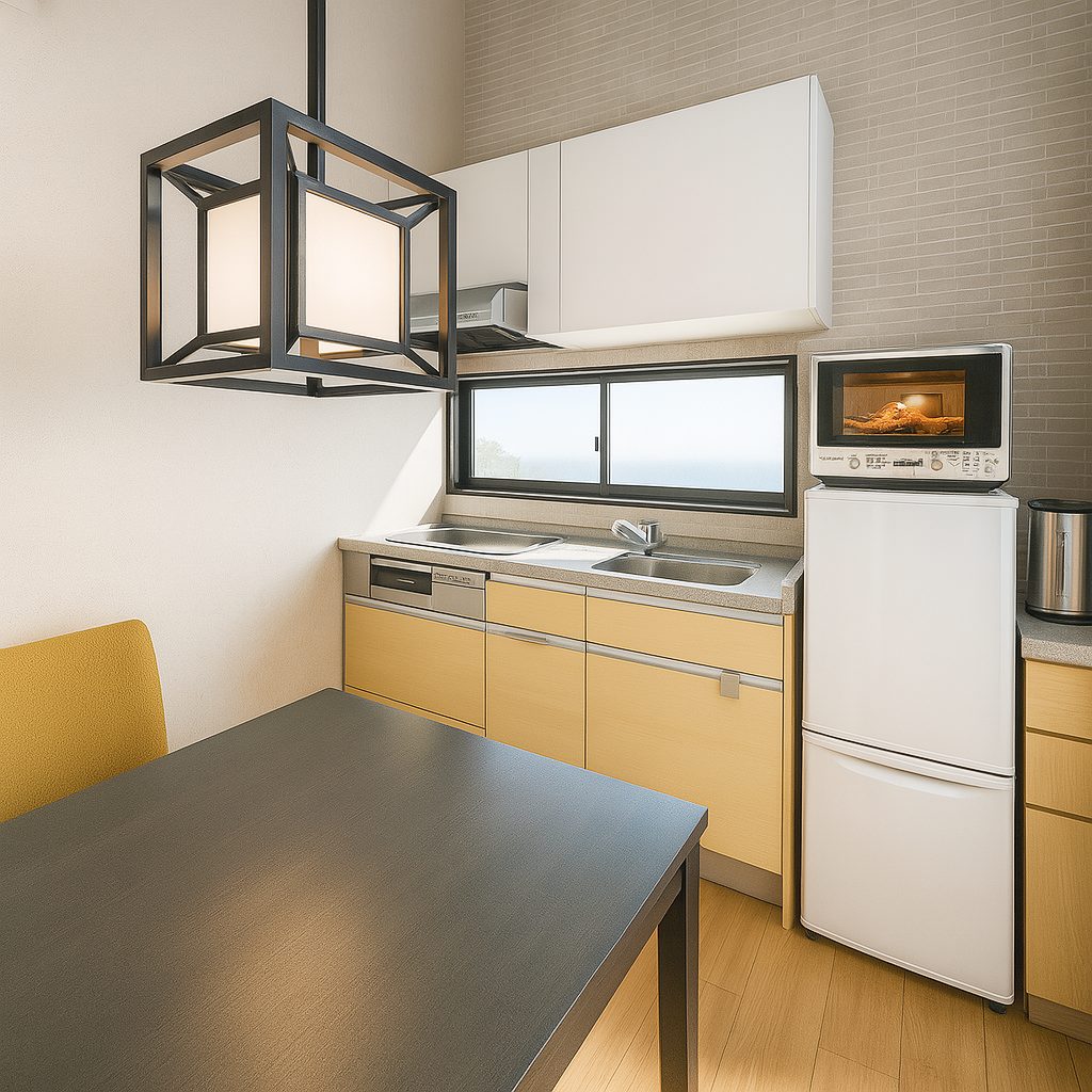 【Garage House⑩】自宅兼事務所!バルコニーでバーベキューができるガレージハウス、キッチン