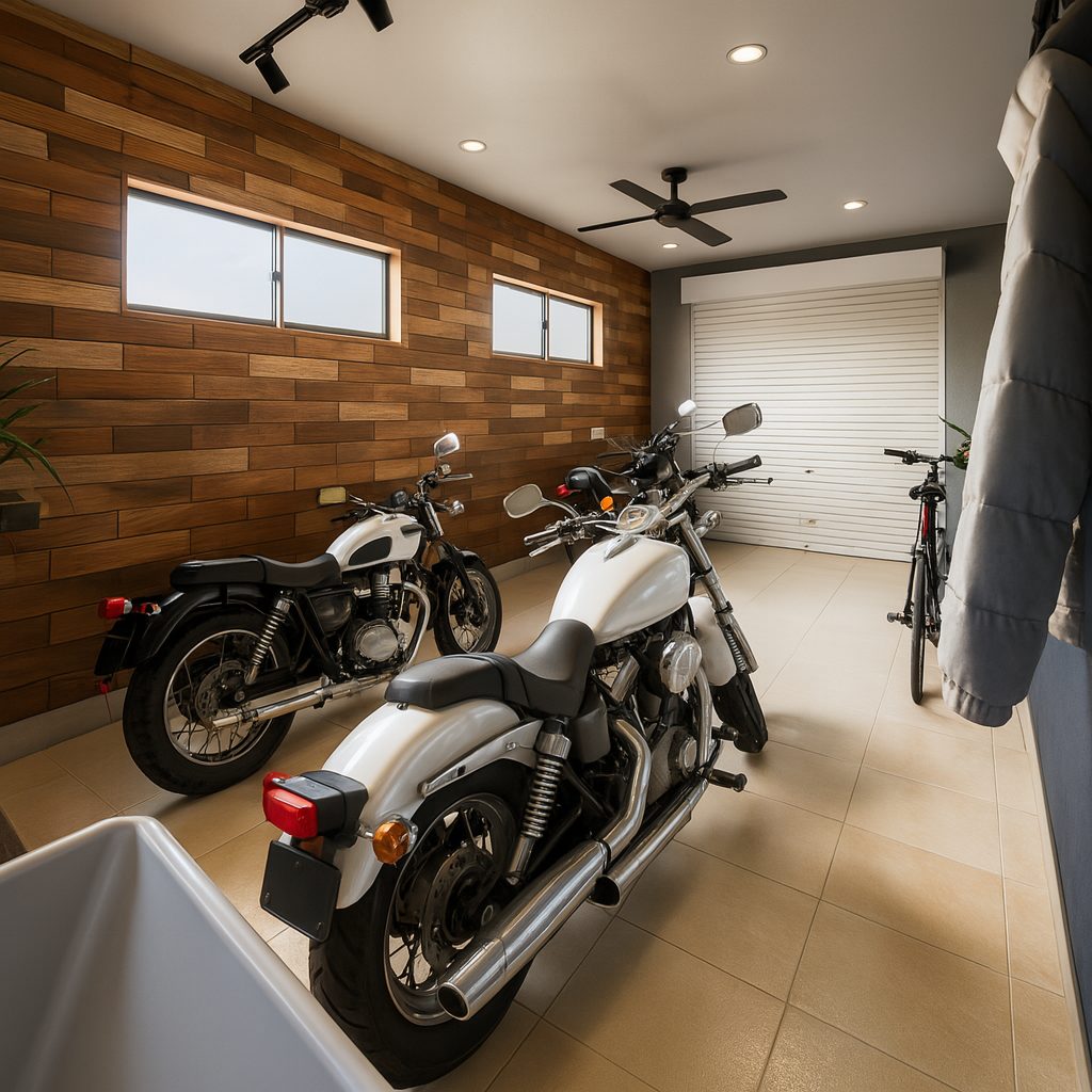 リフォームで可変可能!フレキシブルで自由度が高いガレージハウス、バイクガレージ④