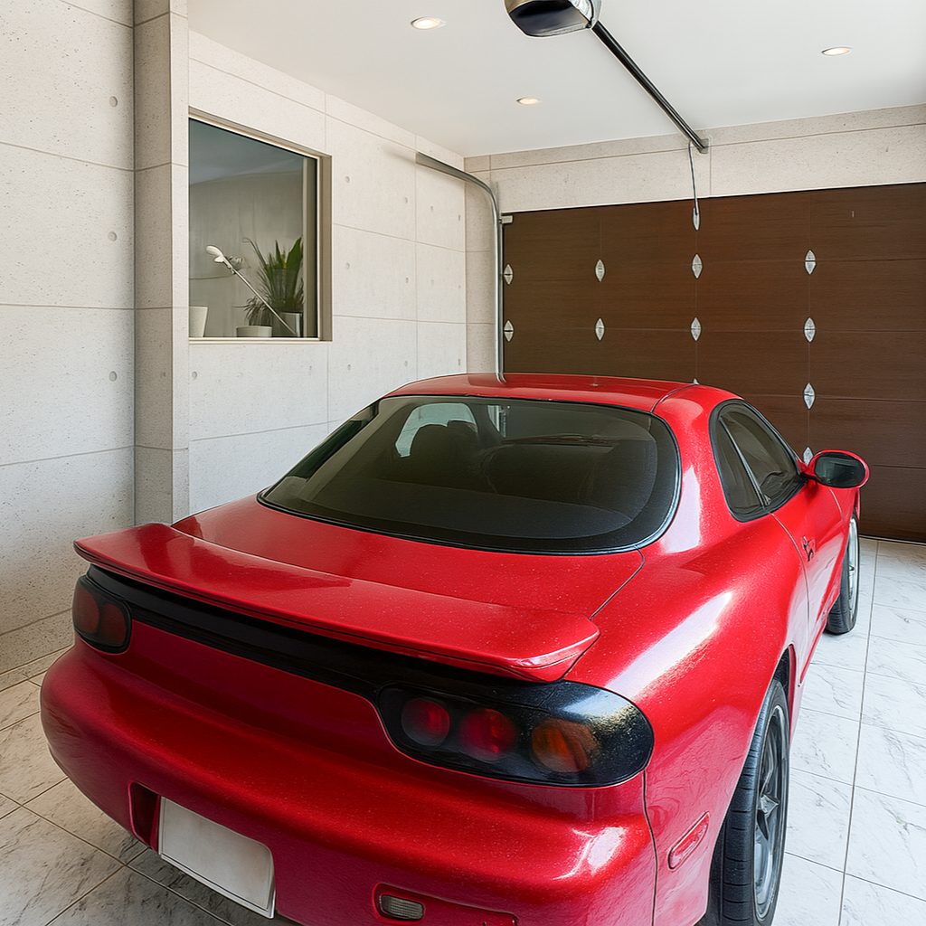 【Garage House②】リッチなLDK!モダンテイスト2階建てのガレージハウス、ガレージ②