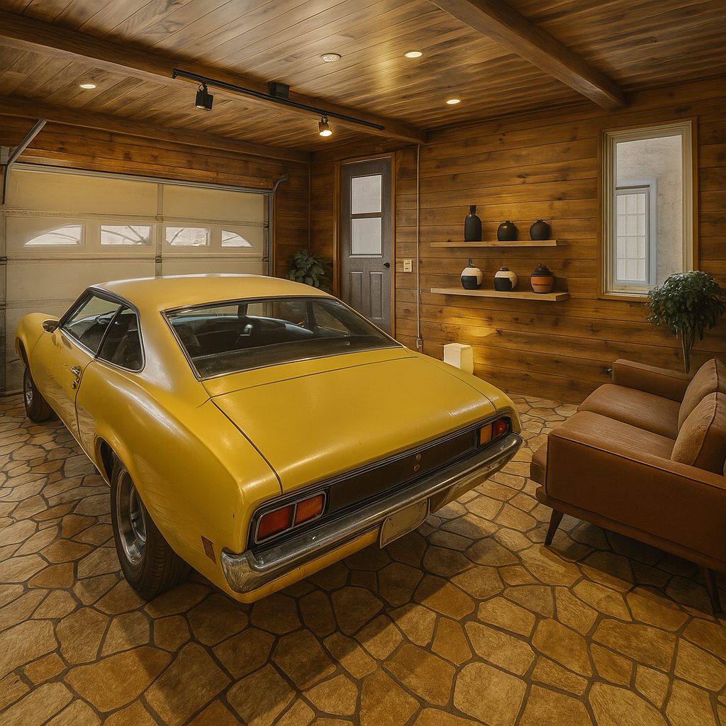 3LDKのアメリカンハウス!開放的な吹抜けリビングがあるガレージハウス、ガレージ③