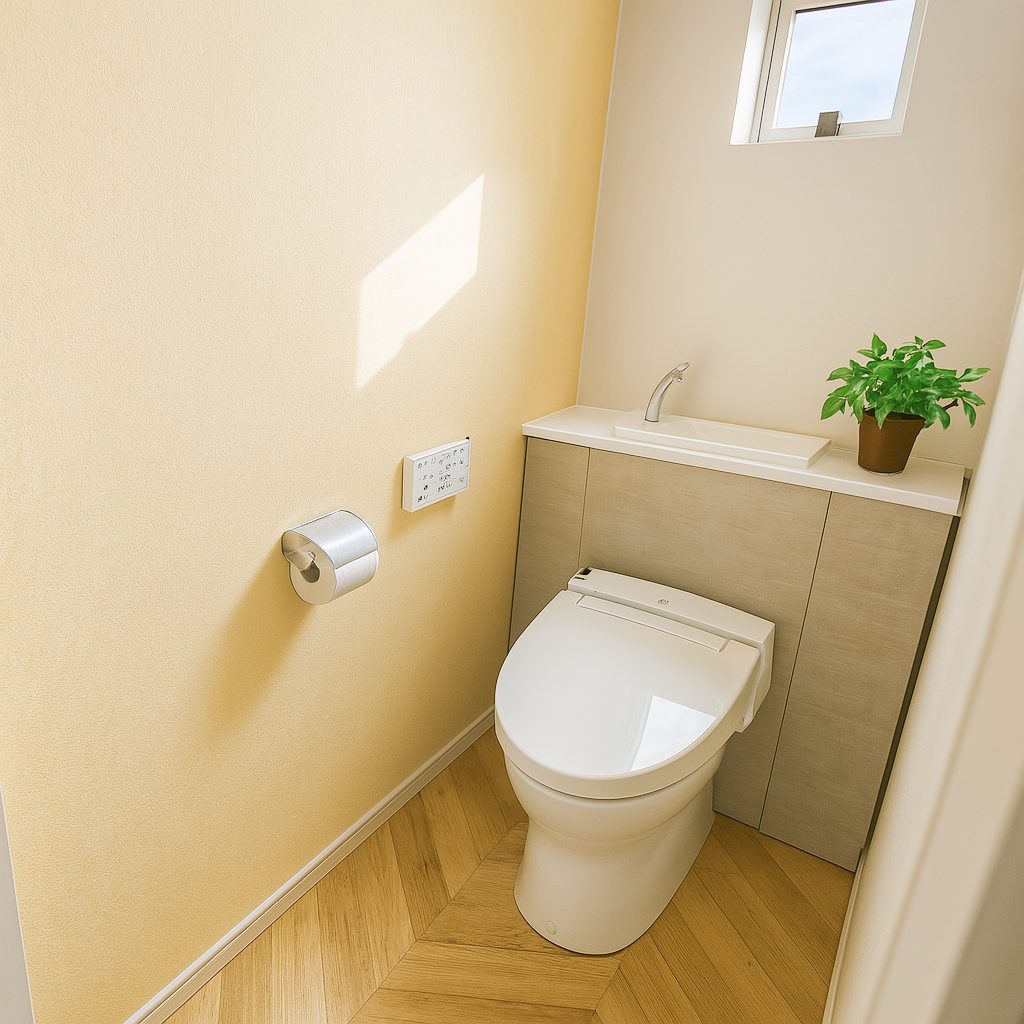 【Garage House③】西海岸カリフォルニアスタイル!平屋のアメリカンガレージハウス、トイレ