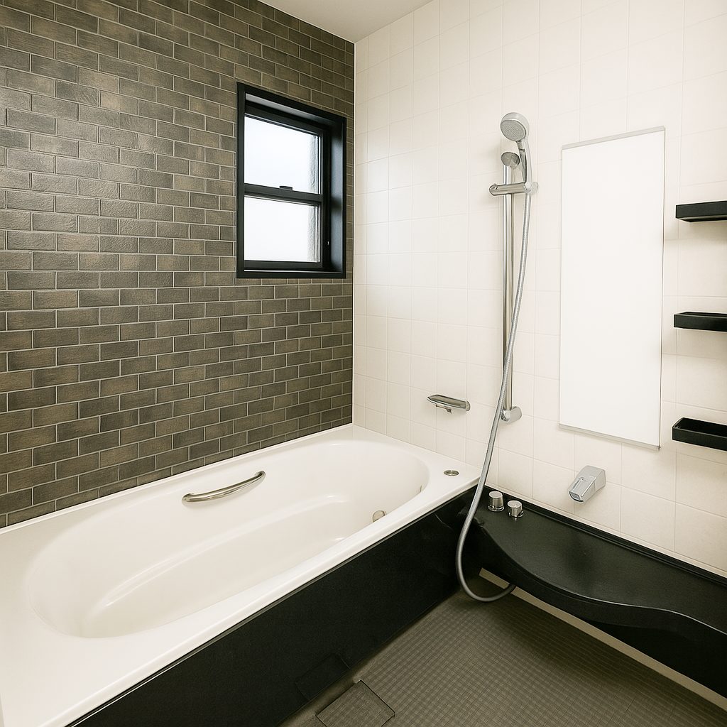 【Garage House⑦】車2台置き!インダストリアルスタイル2LDKの2階建てガレージハウス、お風呂