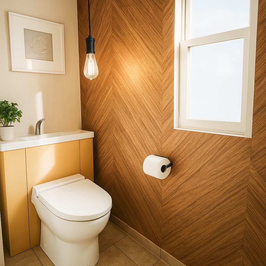 【Garage House⑧】スキップフロアのアメリカンハウス!空間が一つのガレージハウス、トイレ