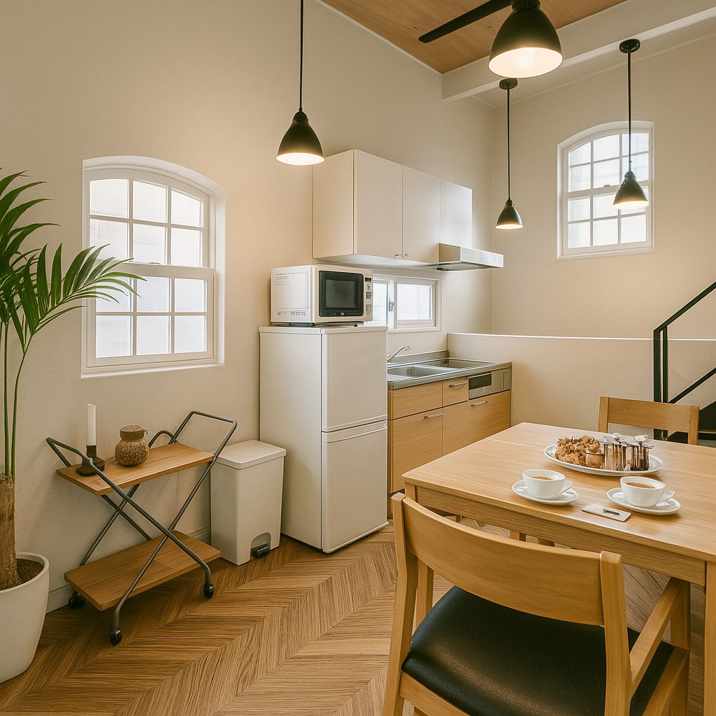 【Garage House⑧】スキップフロアのアメリカンハウス!空間が一つのガレージハウス、ダイニング