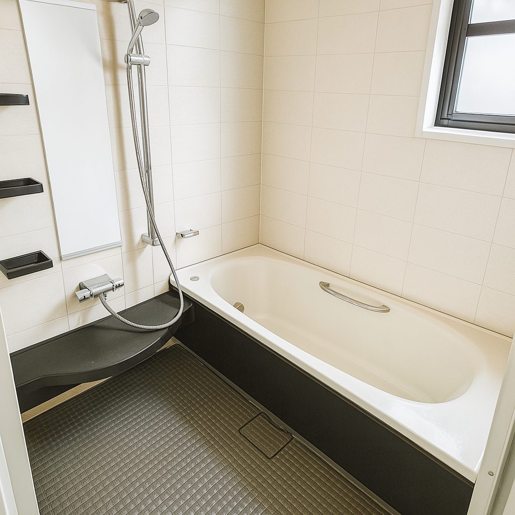 【Garage House⑨】インダストリアルバイカーハウス!スキップフロアのガレージハウス、お風呂