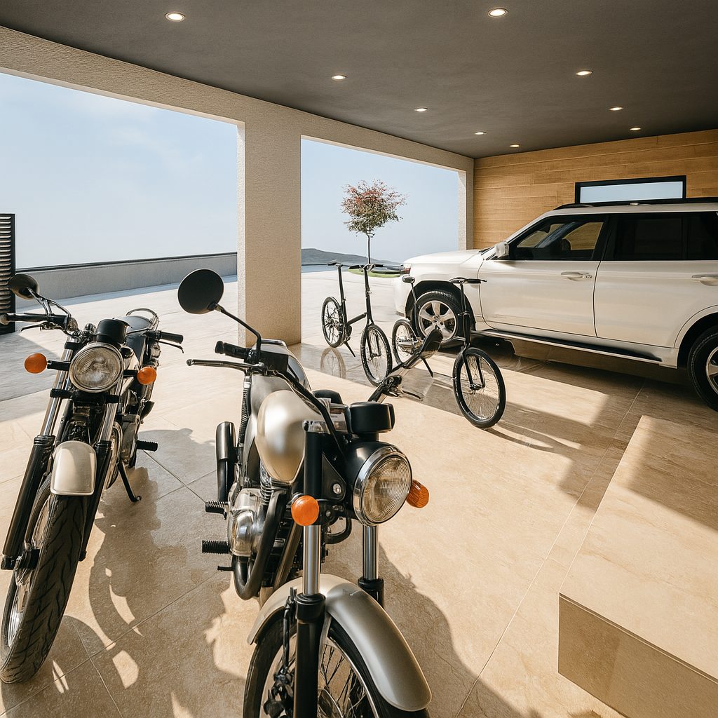 【Garage House⑩】自宅兼事務所!バルコニーでバーベキューができるガレージハウス、ガレージ④