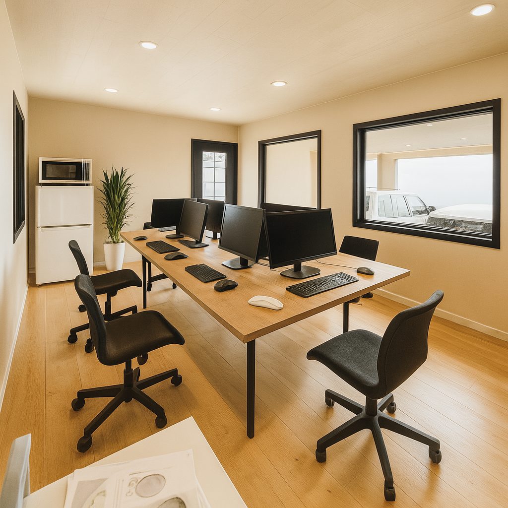 【Garage House⑩】自宅兼事務所!バルコニーでバーベキューができるガレージハウス、事務所③