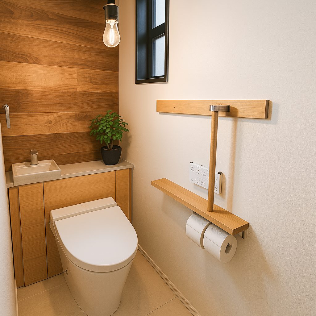 【Garage House⑩】自宅兼事務所!バルコニーでバーベキューができるガレージハウス、トイレ